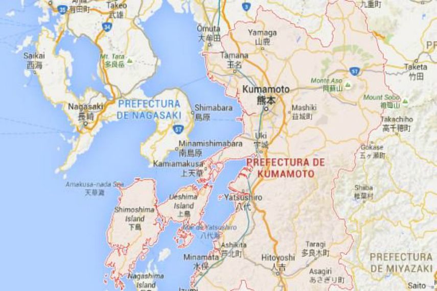 El seísmo ha alcanzado el nivel 7 en la escala japonesa, y tuvo su epicentro en la prefectura de Kumamoto (TWITTER/@prensa_libre)