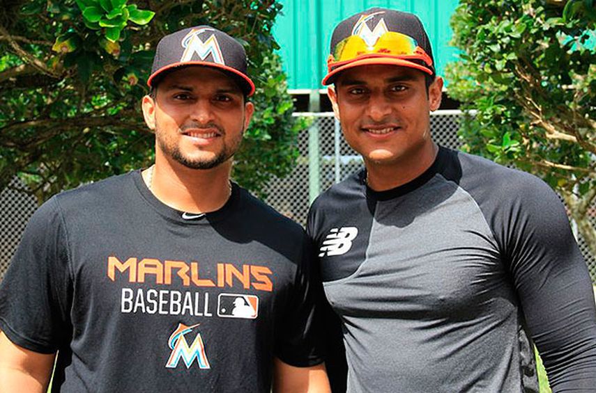 Los hermanos comparten este año, por primera vez, en un mismo equipo de las Grandes Ligas (foxsports)