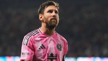 El argentino Lionel Messi, del Inter Miami, reacciona después de la derrota de su equipo ante el FC Cincinnati, el 16 de julio de 2025.