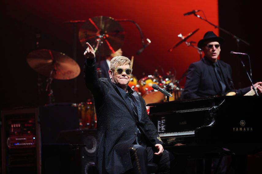 El cantante Elton John.