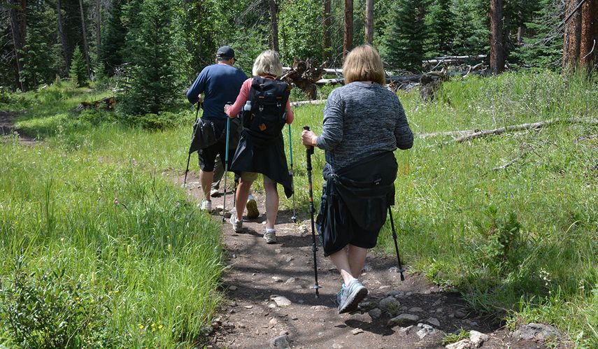 Hiking, Breckenridge, Colorado.