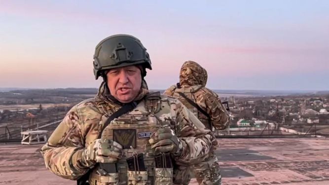 El jefe del grupo paramilitar Wagner, Yevgueni Prigozhin.
