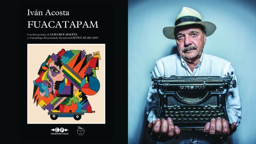 El escritor Iván Acosta, autor del libro Fuacatapam.