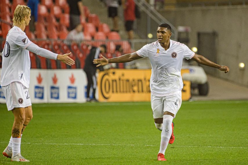 El defensor venezolano Christian Makoun anotó el único tanto del Inter Miami en el triunfo sobre Toronto FC