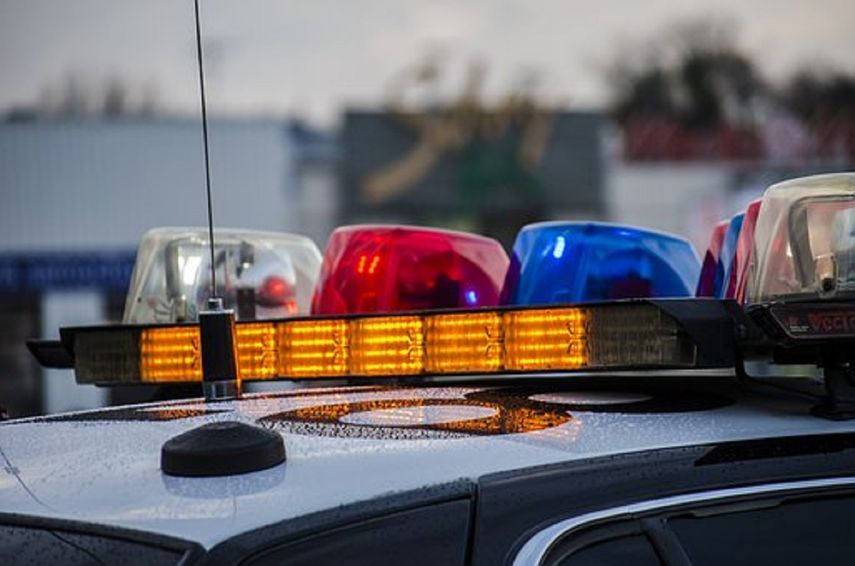 El auto fue remolcado al&nbsp;Departamento de Policía de Boca Raton.