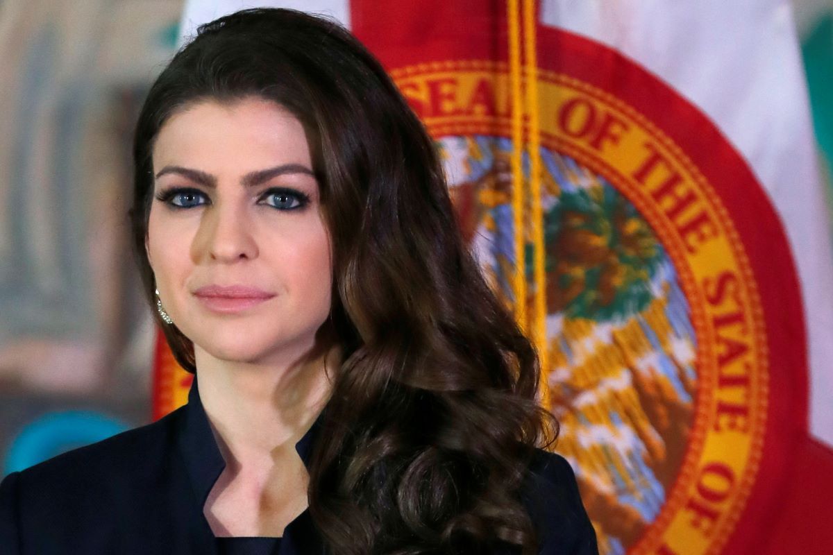 La primera dama de Florida, Casey DeSantis, en un evento en Miami. La primera dama de Florida, Casey DeSantis, en un evento en Miami.