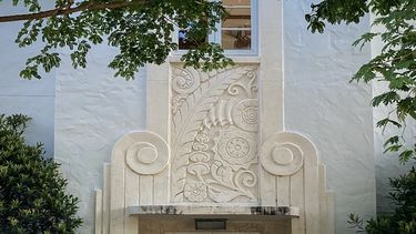 Detalle Art Decó en una casa de Morningside, en Miami.