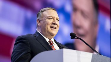 Washington, DC, Estados Unidos. El Secretario de Estado de los Estados Unidos, Mike Pompeo, habla en la Conferencia del Comit&eacute; de Asuntos P&uacute;blicos de Israel de Estados Unidos.