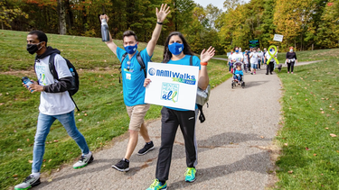 Captura de pantalla de un evento de NAMIWalks Your Way.&nbsp;