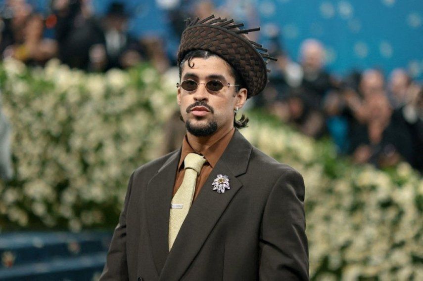 Bad Bunny asiste a la Gala del Met 2025, que celebra Superfine: Tailoring Black Style, en el Museo Metropolitano de Arte el 5 de mayo de 2025 en la ciudad de Nueva York.