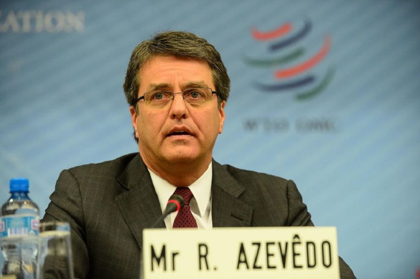 El director general de la Organización Mundial del Comercio (OMC), Roberto Azevedo.