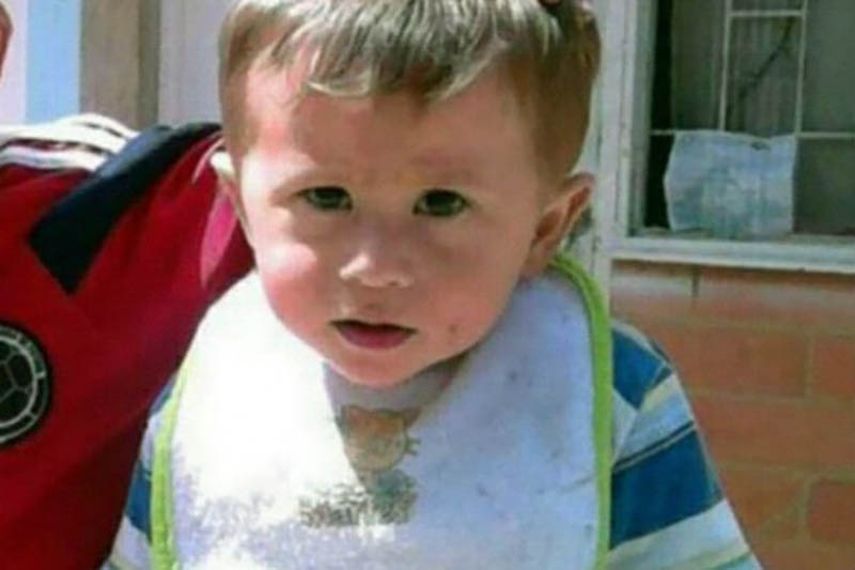Se busca a Juan Sebastián Fuentes, 2 años, secuestrado en Bogotá el pasado 22 de diciembre (Internet)