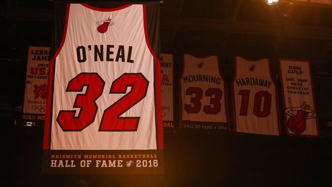 ONeal es miembro del Salón de la Fama de la NBA desde este año.
