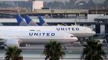 Aviones de la aerolínea estadounidense United.