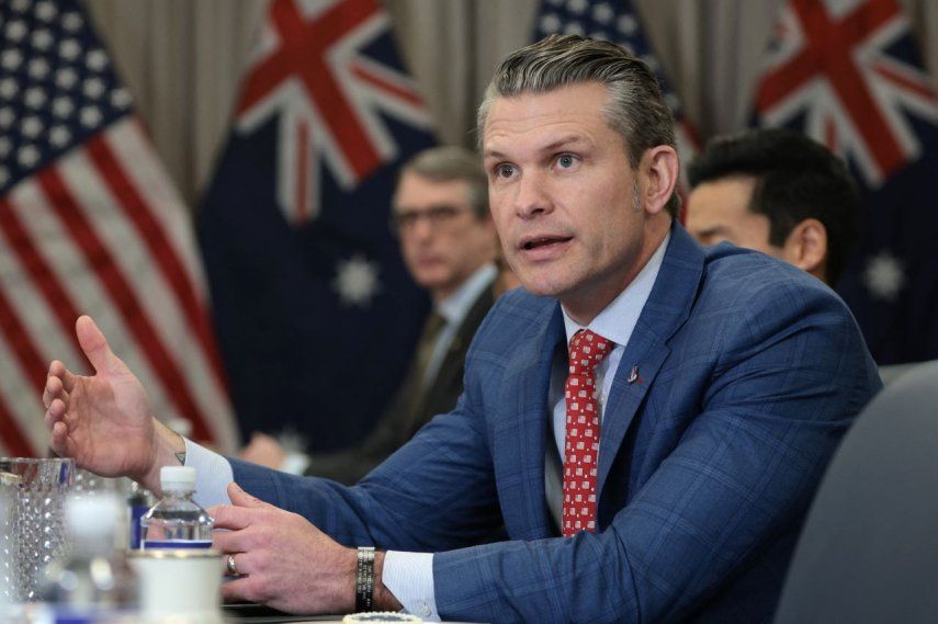El secretario de Defensa de Estados Unidos, Pete Hegseth.