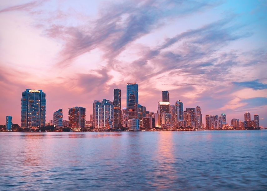 Skyline de Miami.&nbsp;