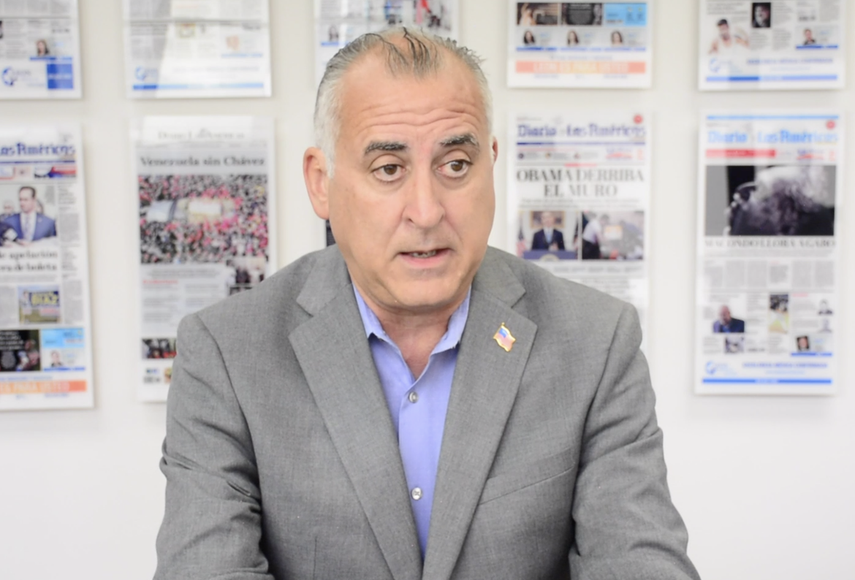 Comisionado de Miami-Dade Estaban Bovo. 