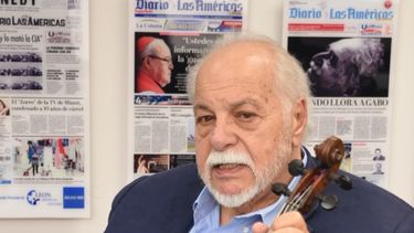 El violinista uruguayo Federico Britos.
