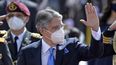 El presidente electo de Ecuador, Guillermo Lasso, llega a la Asamblea Nacional para su toma de posesión, en Quito, el 24 de mayo de 2021. &nbsp; &nbsp;