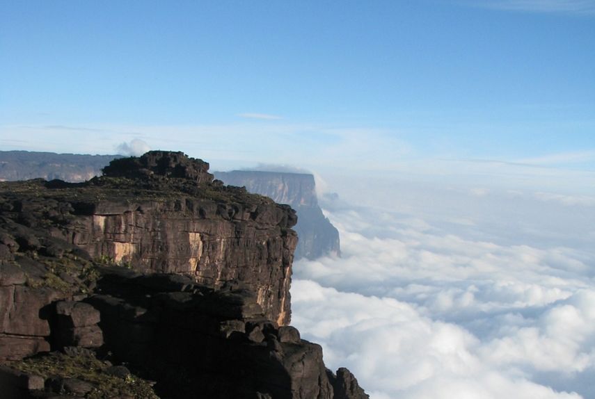 Vista del Parque Nacional Canaima, en Venezuela, declarado Patrinomio de la Humanidad por la UNESCO