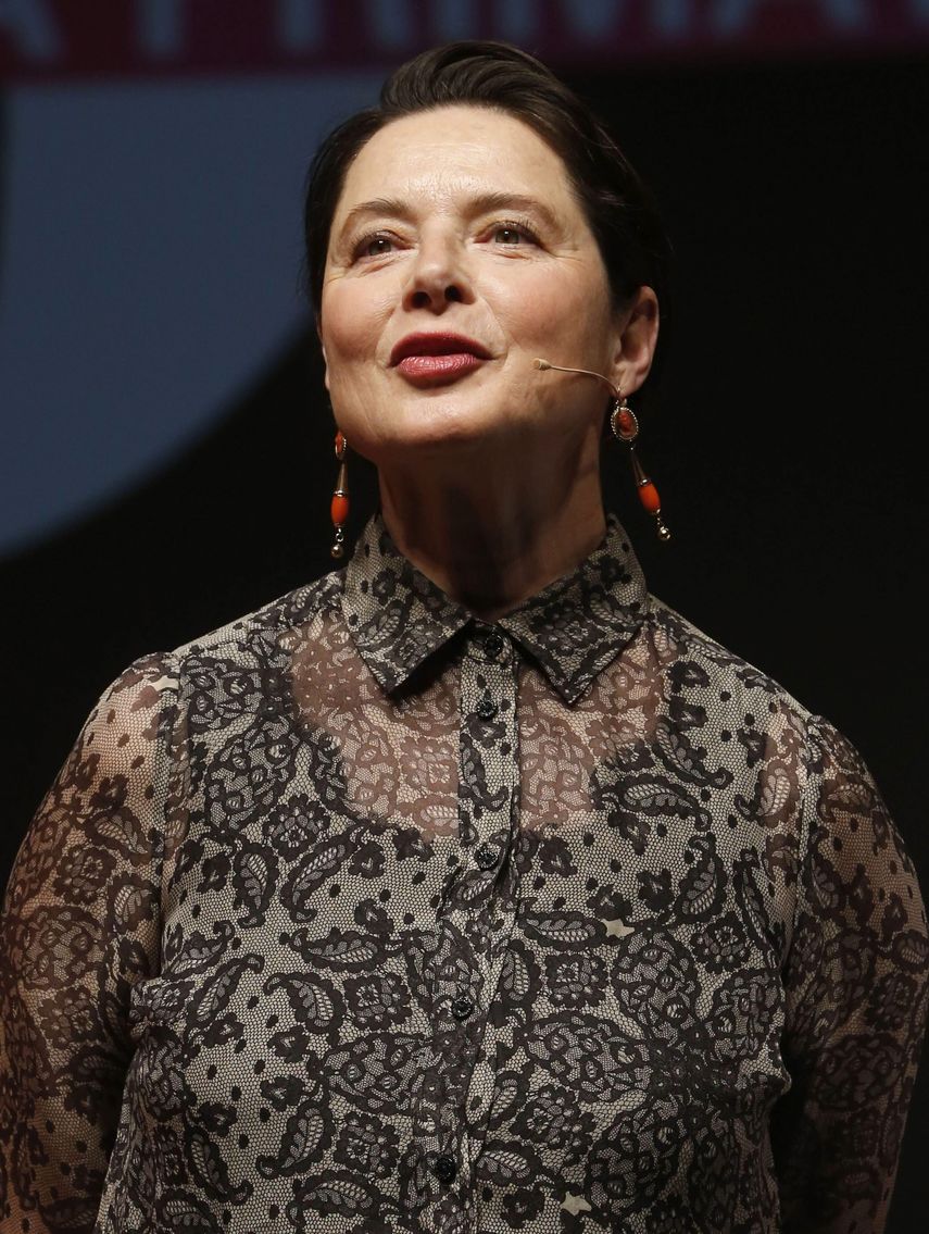 La actriz&nbsp;Isabella Rossellini.