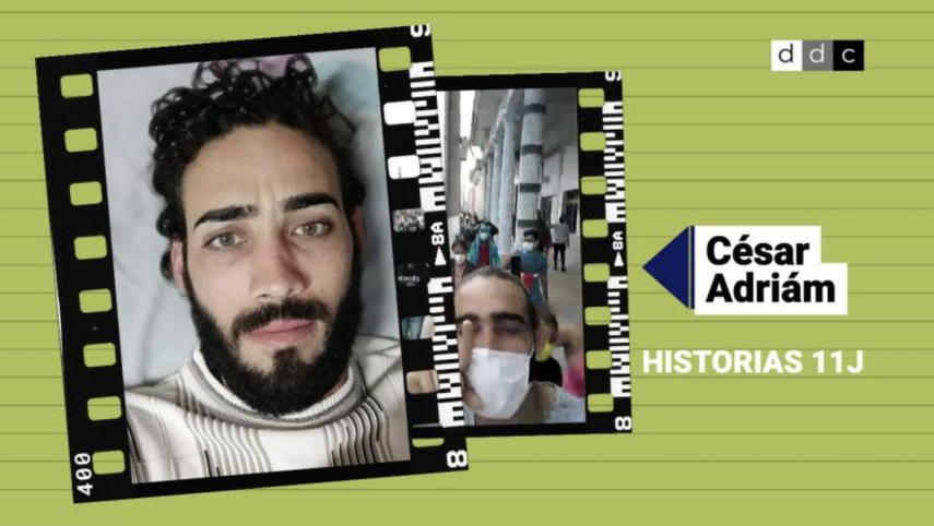 El preso político César Adriám Delgado Correa.