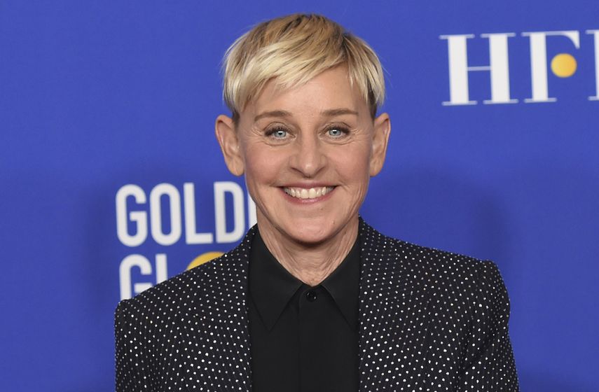 Ellen DeGeneres posa en la sala de prensa durante la 77ma entrega anual de los Globos de Oro el 5 de enero del 2020 en Beverly Hills, California.