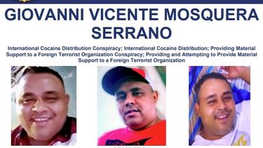 Cartel de búsqueda emitido por el FBI sobre Giovanny San Vicente, cabecilla del Tren de Aragua.        