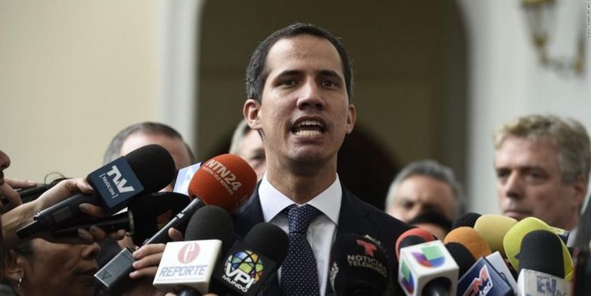 El presidente encargado de Venezuela, Juan Guaidó.