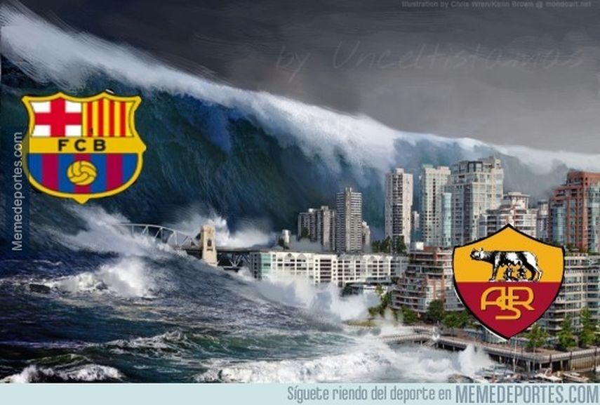 El Barcelona se impuso sin atenuantes al conjunto de la capital italiana