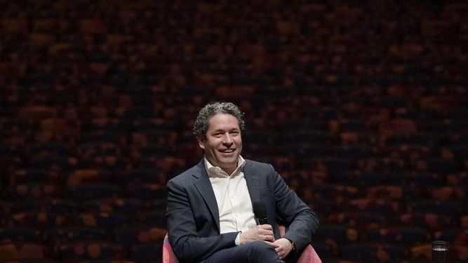 El director y violinista venezolano Gustavo Dudamel
