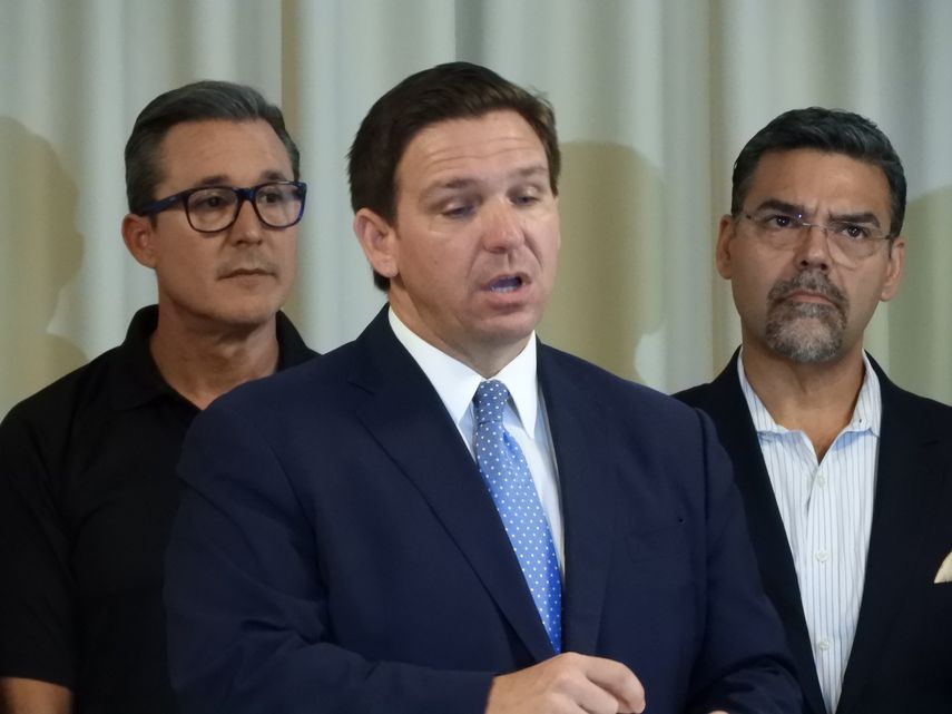 Ron DeSantis, gobernador de Florida.&nbsp;