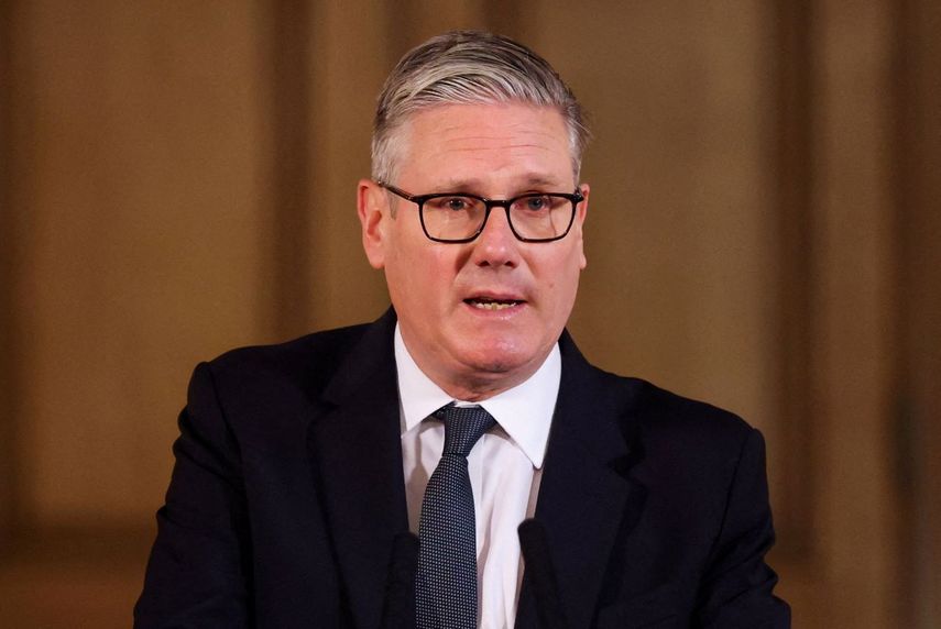 El primer ministro británico, el laborista Keir Starmer.