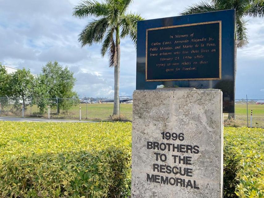 Memorial dedicado a los Hermanos al Rescate, en Miami.&nbsp;