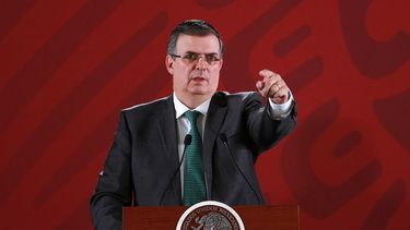 Marcelo Ebrard, ministro de Exteriores mexicano.