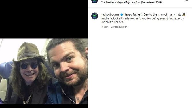 La publicación mostró también a Ozzy Osbourne en su faceta más entrañable: como abuelo de Pearl, Andy, Minnie y Maple, los hijos de Jack