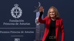 Imagen de 2021 de la periodista y escritora estadounidense Gloria Steinem.&nbsp; &nbsp;