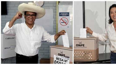 Quien resulte ganador este 7 de junio en Perú, ya sea Roberto Sánchez o Keiko Fujimori, será el espejo para las elecciones de Colombia y Brasil, lo que definirá el mapa ideológico de la región. / AFP.