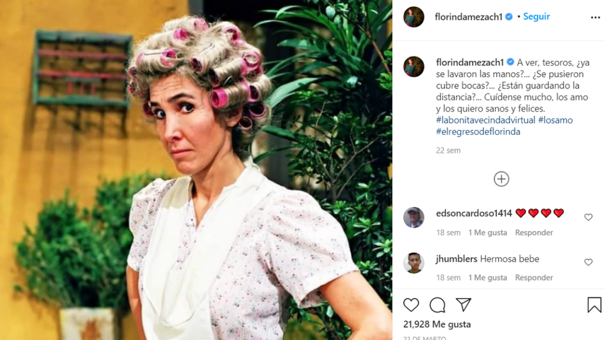 Florinda Meza en su personaje más recordado.