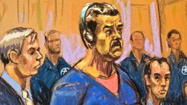 Nicolás Maduro en la audiencia del tribunal de Nueva York, EEUU, el 5 de enero.&nbsp;