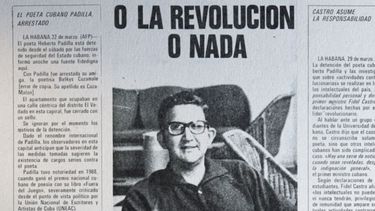 Imagen del documental El caso Padilla, del director Pavel Giroud.