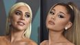 En este collage de fotos, Lady Gaga llega a los Premios de los Gobernadores, en Los Angeles, el 18 de noviembre de 2018 y Ariana Grande llega a la entrega de los premios Grammy, en Los Angeles, el 26 de enero del 2020.&nbsp;