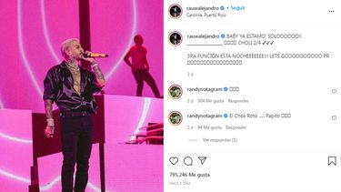 el grito de amor de raw alejandro en pleno concierto