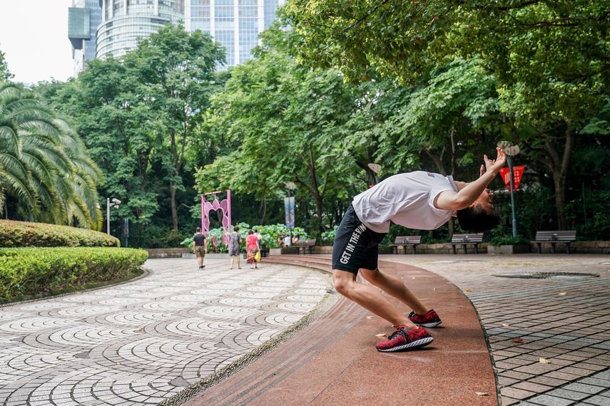 Liu&nbsp;Xuliang es un joven de China que exhibe esta arte marcial en parques p&uacute;blicos