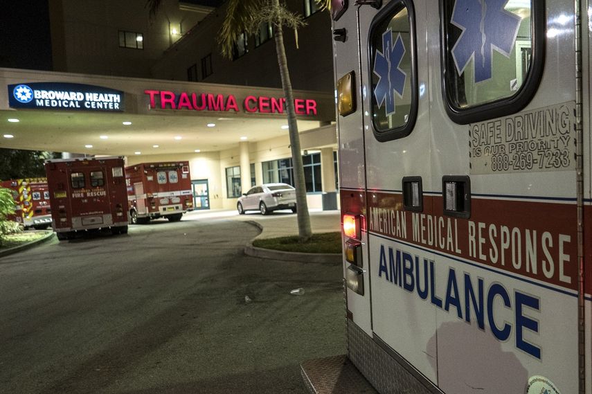 Los paramédicos transportaron a la víctima&nbsp;al&nbsp;Broward Health Medical Center.