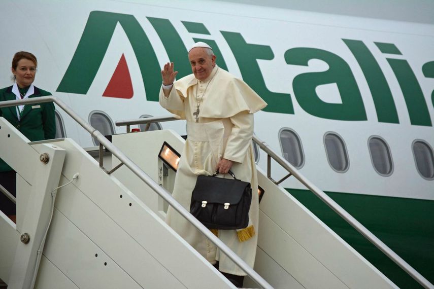 Se espera que el papa Francisco llegue en la tarde de este sábado a La Habana (CORTESÍA) 