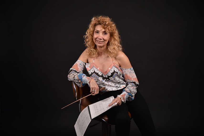 Marlene Urbay, directora de la Orquesta de Cámara de Florida.&nbsp;