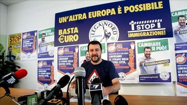 La Liga Norte volvió a subir en las encuestas desde que su líder, Matteo Salvini, comenzó a impulsar una política cada vez más xenófoba respecto a la crisis de los refugiados.