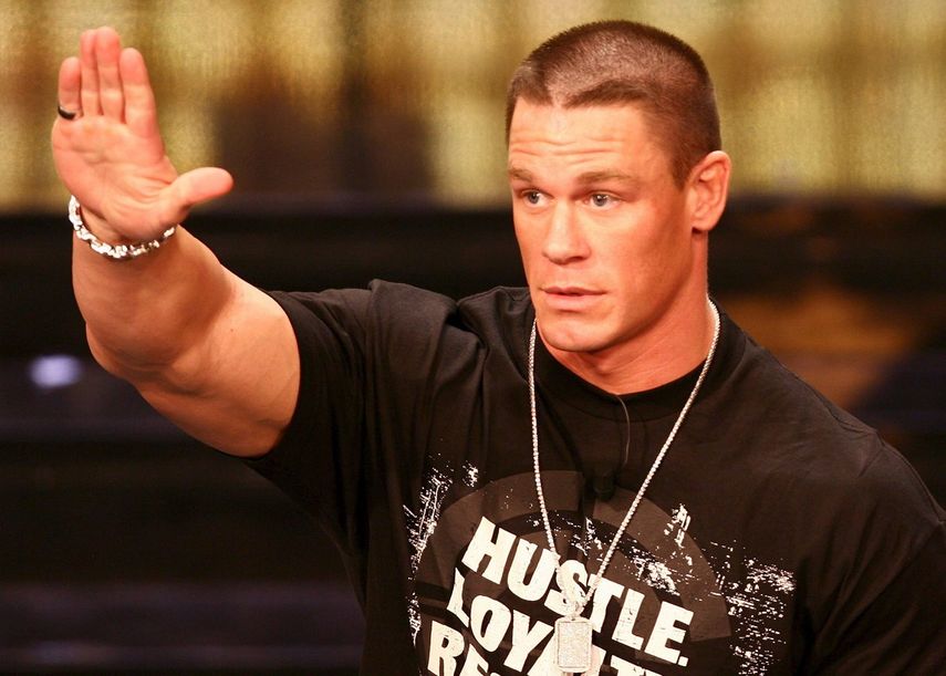 El campeón de la lucha WWE&nbsp;John&nbsp;Cena.