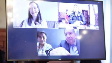 El presidente ecuatoriano, Daniel Noboa, se reunió con el presidente electo de Venezuela, Edmundo González Urrutia, y la líder opositora María Corina Machado